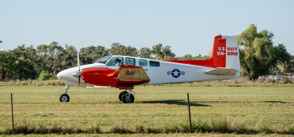 beech 50 twin bonanza abam airshow 2025 01